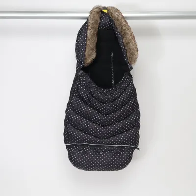 Footmuff (Black, White) from Vinter & Bloom