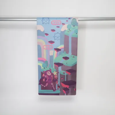 Fitnessmat (Blauw, Meerkleurig)