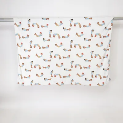 Filt (Vit, Flerfärgad) från Pepco Polyester