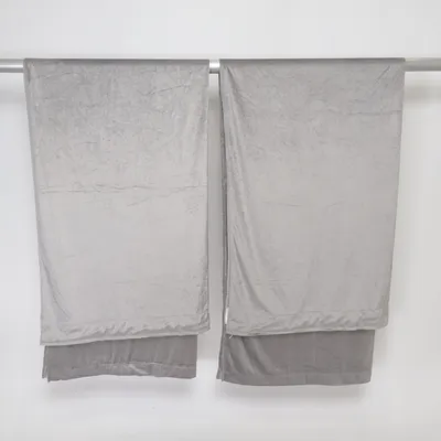 Rideau plissé (Gris) de Home Sweet Home Polyester
