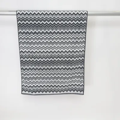 Serviette (Noir, Blanc) de Missoni Home