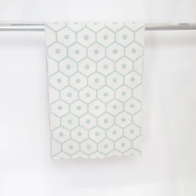 Tapis en plastique (Blanc, Turquoise) de Pappelina Polyuréthane
