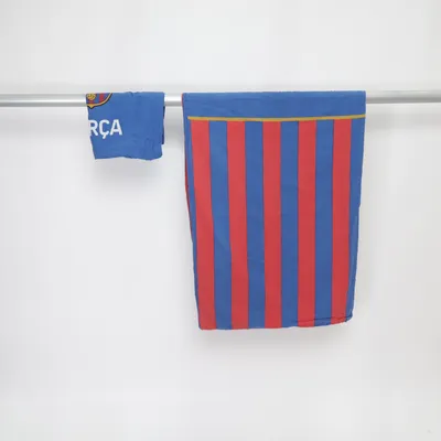 Parure de lit (Bleu, Rouge, Multicolore) de FC Barcelona Coton