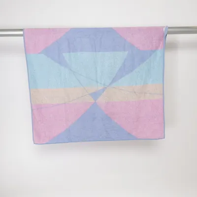 Badhanddoek (Blauw, Roze, Meerkleurig) van Marks Pelle Vävare