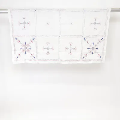 Nappe de table (Blanc, Rouge, Bleu)
