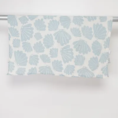 Baby deken (Blauw, Wit) van Fine Little Day Organisch katoen