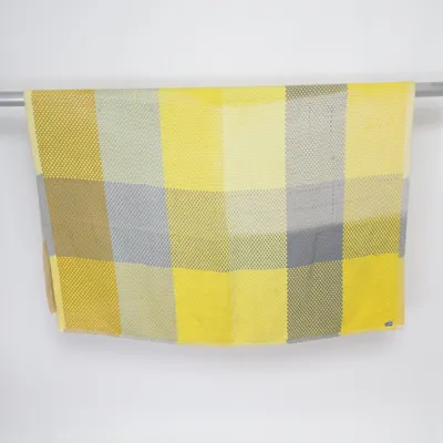 Tapis tissé (Jaune, Gris)