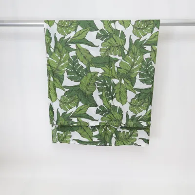 Shower curtain (Green, White) from Åhléns Polyester