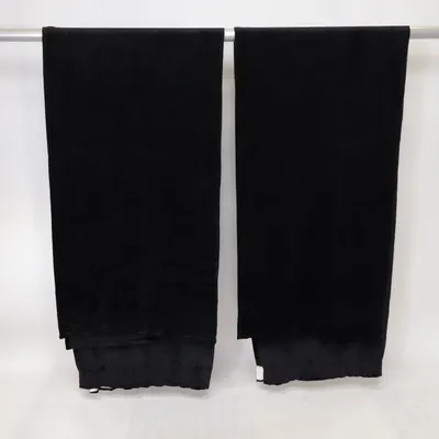 Blackout curtain (Black, White) from Ohlssons Polyester