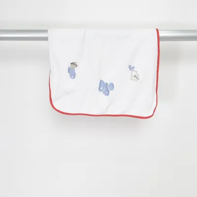 Couverture de bébé (Blanc, Rouge)