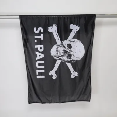 Flag (Black, White) from St.Pauli Recycled polyester