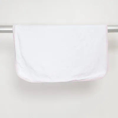 Badehåndklæde (Hvid, Pink) fra Idexe Bomuld, Polyester