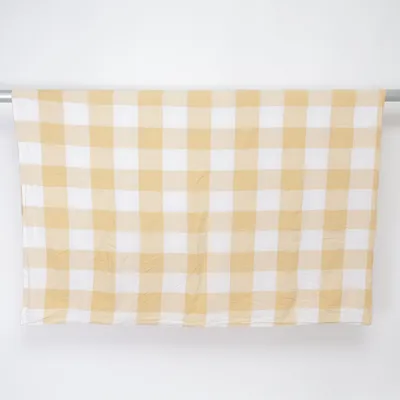 Duvet cover (Yellow, White) from Hästens Cotton