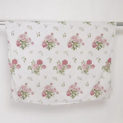 Bettwäsche (Weiß, Grün, Pink) von Borganäs Baumwolle