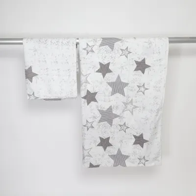 Bed set (White, Gray) from NKD Polyester