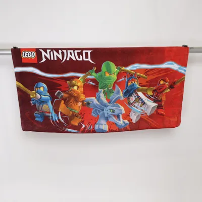 Bath towel (Red, Multicolored) from Character World Cotton