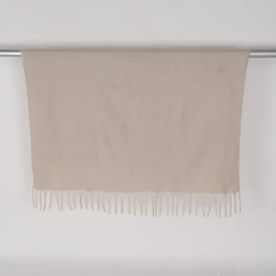 Filt (Beige) från Ellos Home Återvunnen polyester