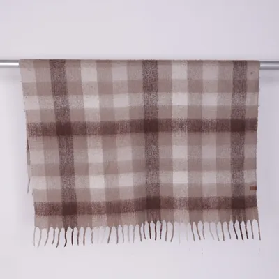 Pläd (Brun, Beige, Vit) från Lager 157