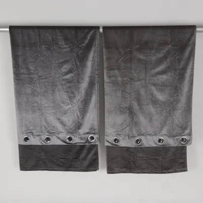 Rideau à œillets (Gris) de Jotex Polyester