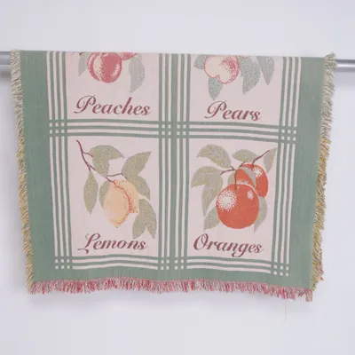 Överkast (Röd, Flerfärgad)