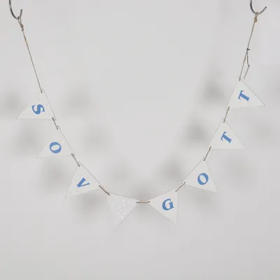 Woondecoratie (Wit, Blauw) van Different Design