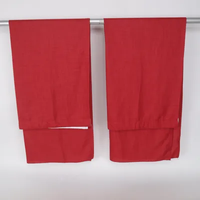 Plooigordijnen (Rood) van Hemtex Polyester