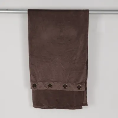 Öljettgardin (Brun) från Ellos Polyester