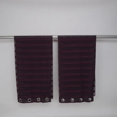 Eyelet curtain (Purple) from Solbacka Hemtextil Polyester