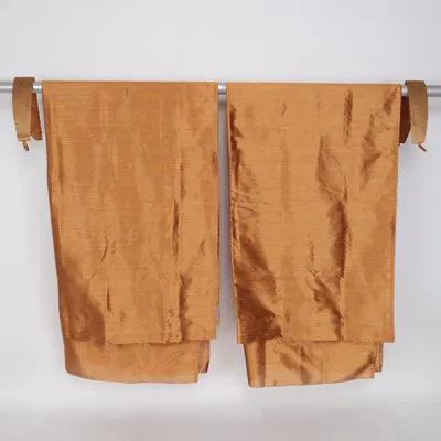 Gardin med rynkebånd (Orange) fra IKEA Polyester