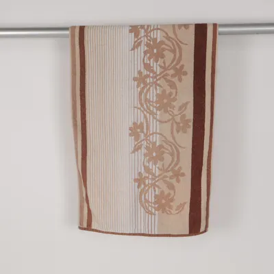 Serviette (Beige, Marron) de Miomare Coton