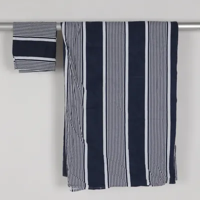 Bäddset (Blå, Vit) från Newport Bomull