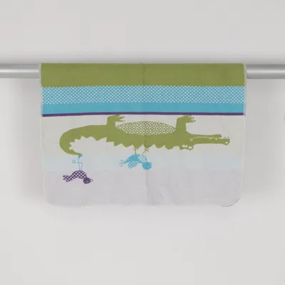 Baby blanket (Green, Blue, Purple, Multicolored) from David Fussenegger Cotton, Viscose