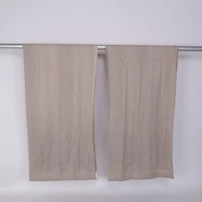 Plooigordijnen (Beige) van Åhléns Linnen