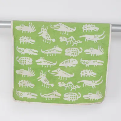 Handduk (Grön, Vit) från Klippan