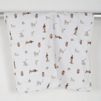 Baby blanket (White, Multicolored) from Lässig Organic cotton