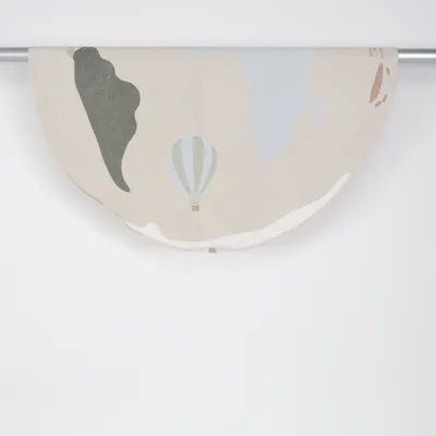Fladvævet tæppe (Beige, Flerfarvet) fra H&M Home Bomuld