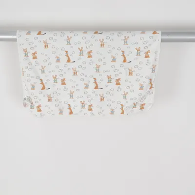 Baby blanket (White, Multicolored) from Lindex Baby