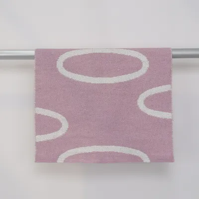 Woven rug (White, Pink)