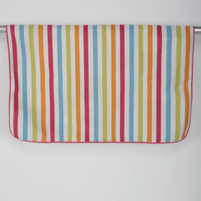 Filt (Vit, Flerfärgad) från Villa Polyester