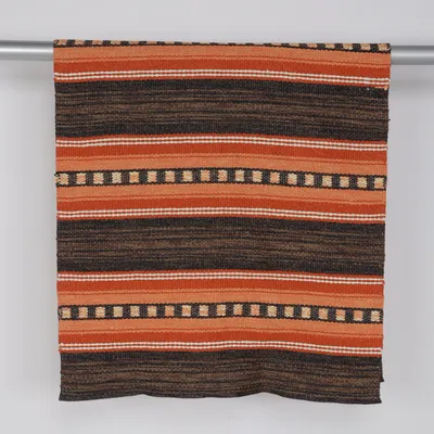 Woven rug (Brown, Orange, Multicolored)