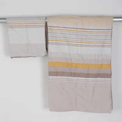 Bed set (Beige, Brown, White) from Kaeppel Cotton