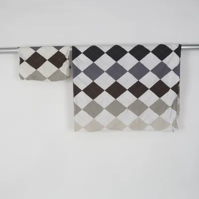 Bäddset (Grå, Vit, Brun) från Hemtex Bomull