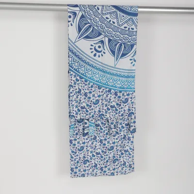 Knytbandslängd (Vit, Blå) från Guru Shop Bomull