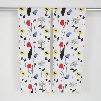 Kanallängd (Vit, Flerfärgad) från Hemtex Bomull