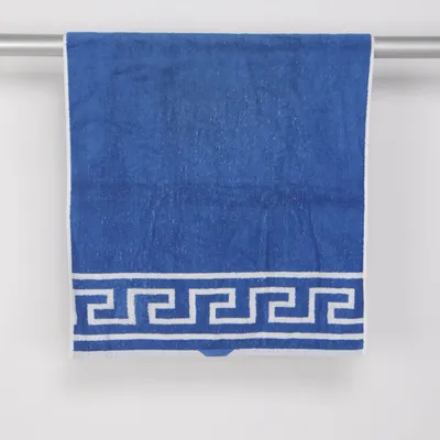 Bath towel (Blue, White) from Versace for H&M