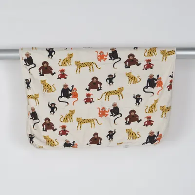 Babyfilt (Vit, Flerfärgad) från Lindex Baby Bomull