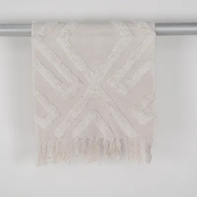 Woven rug (White) from Code Maison Cotton