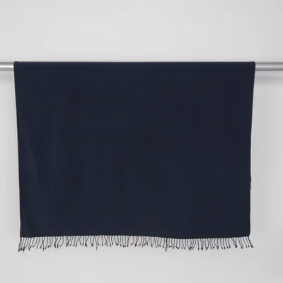 Pläd (Blå) från H&M Home Polyester