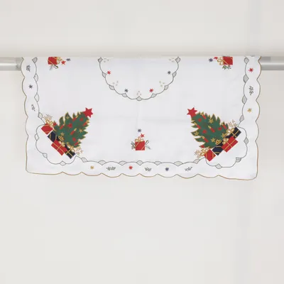 Nappe de table (Blanc, Multicolore)