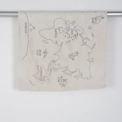 Fladvævet tæppe (Beige) fra H&M Home Bomuld
